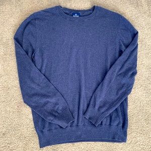 Blue Crew Neck Sweater